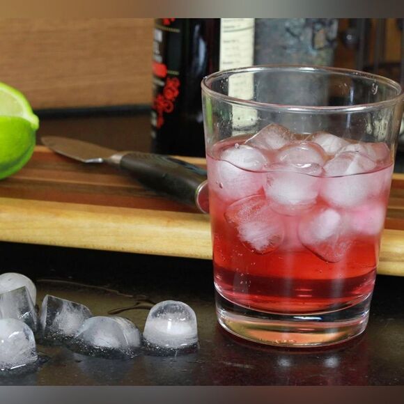 NWT Cook's Kitchen Red Ice Cube Tray - 21 Small Dome Ice Cubes or Snacks - Picture 6 of 9